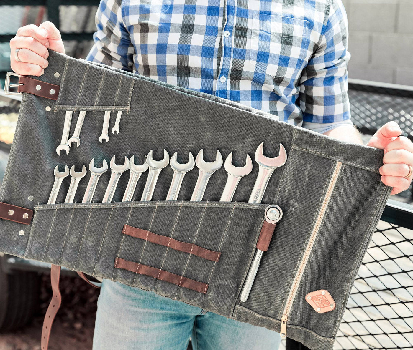 Canvas Tool Roll - Lifetime Leather Co