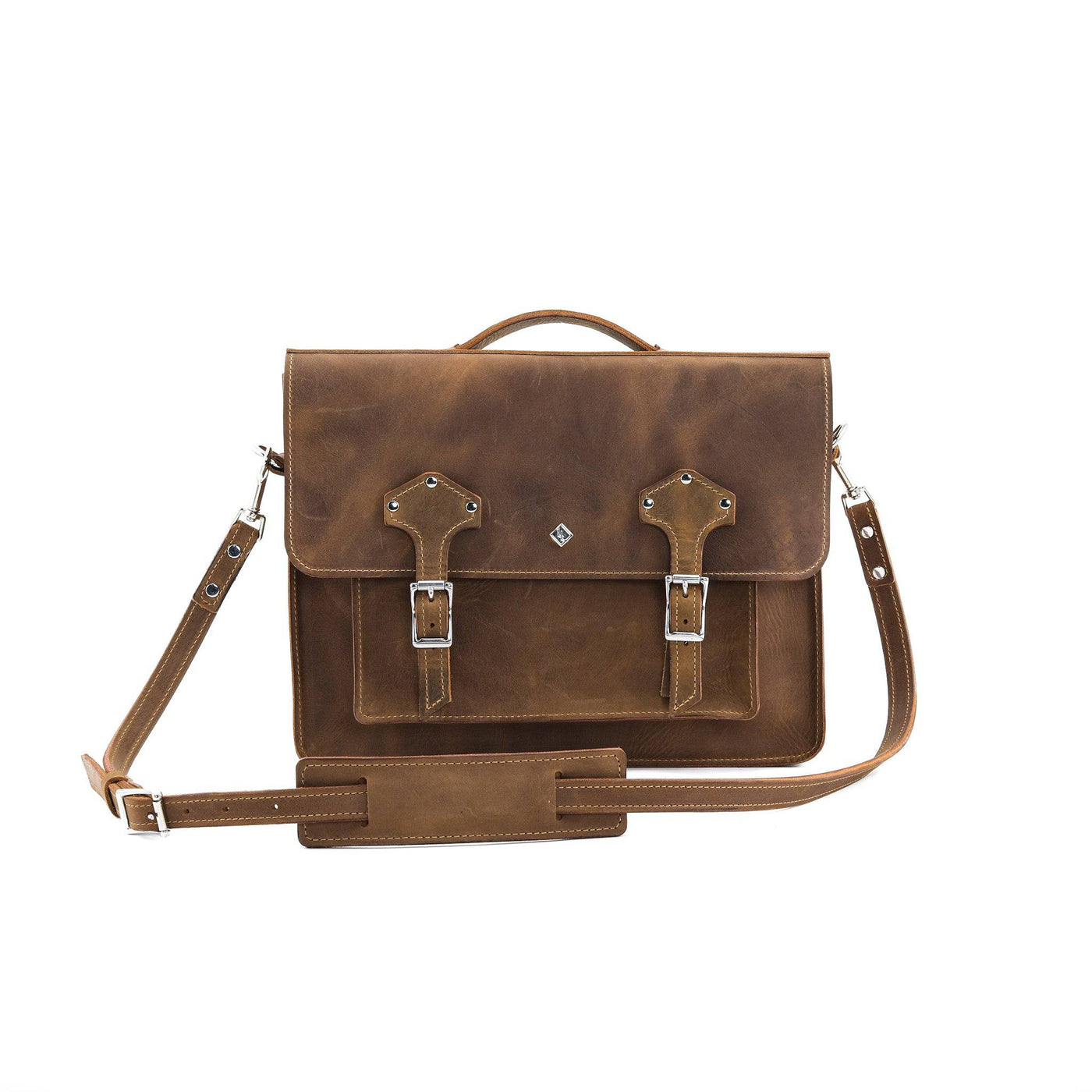 [color:Desert Sand] Messenger Bag - Lifetime Leather Co