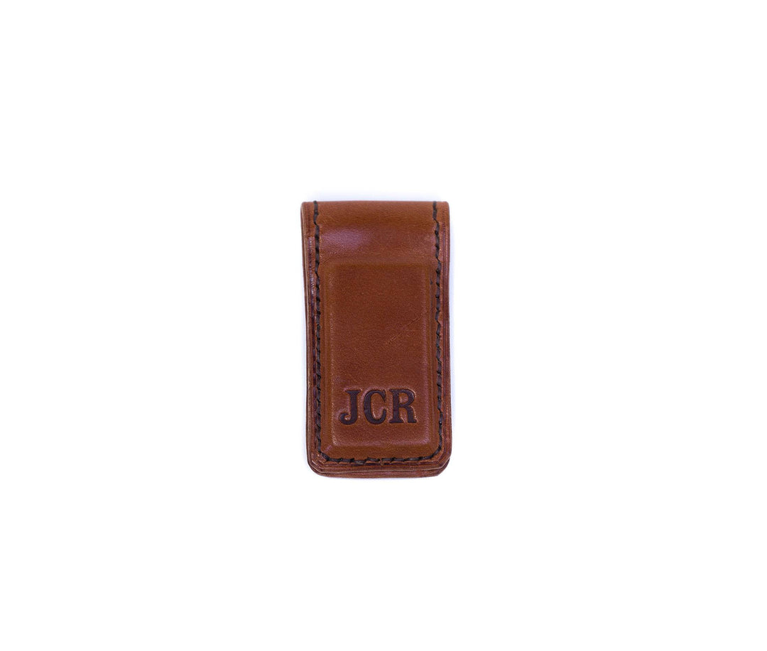[color:Buck Brown] Magnetic Money Clip - Lifetime Leather Co