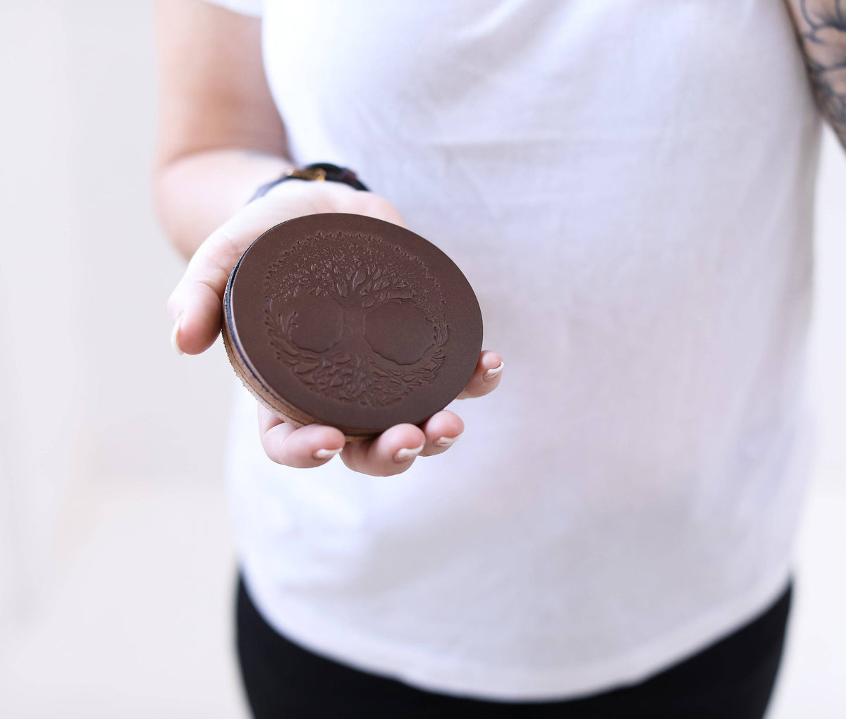 Genuine Leather Coaster Set (4) - Lifetime Leather Co